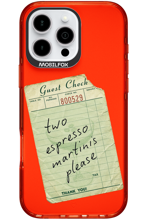 Espresso Martini 2.0 - Apple iPhone 16 Pro Max