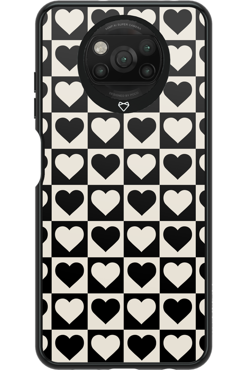 Checkered Heart - Xiaomi Poco X3 NFC