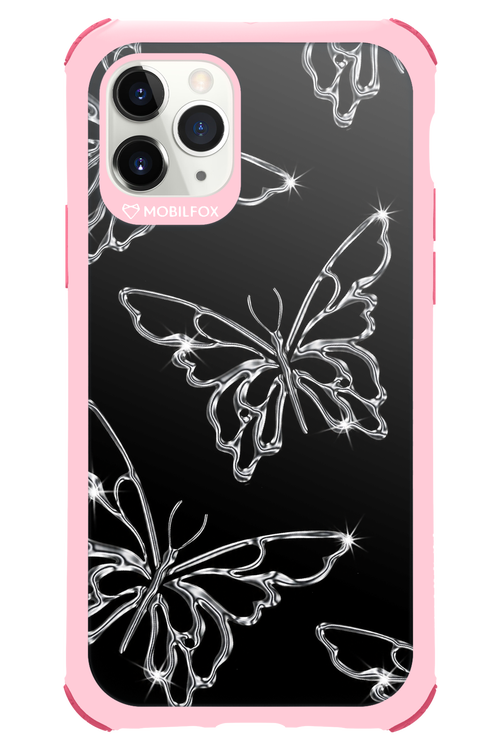 Silver Butterfly 2.0 - Apple iPhone 11 Pro
