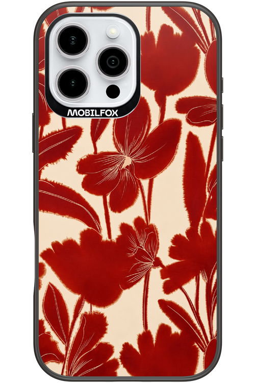 Burgundy Flowers 2.0 - Apple iPhone 16 Pro Max