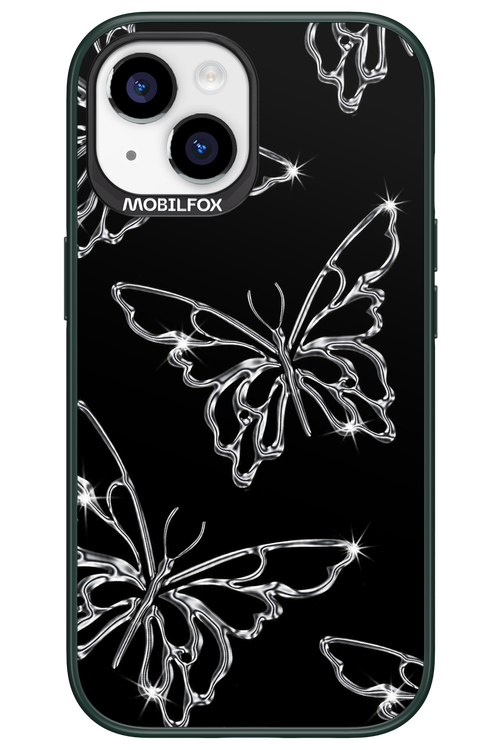 Silver Butterfly 2.0 - Apple iPhone 15