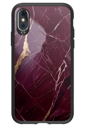Burgundy Marble - Apple iPhone XS