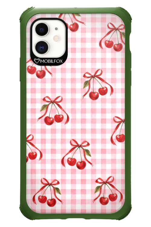 Pink Cherry Checked 2.0 - Apple iPhone 11