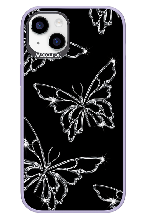 Silver Butterfly 2.0 - Apple iPhone 14 Plus