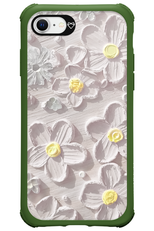 White Flowers 2.0 - Apple iPhone 8