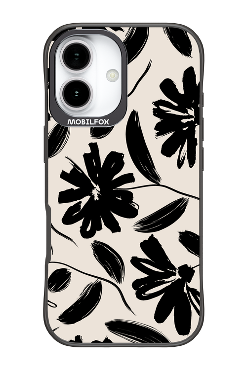 Monochrome Flowerss 2.0 - Apple iPhone 17