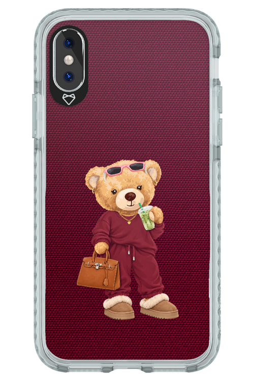 Burgundy Bear 2.0 - Apple iPhone XS