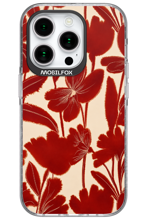 Burgundy Flowers 2.0 - Apple iPhone 15 Pro