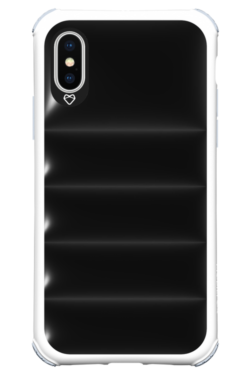 Black Puffer Case - Apple iPhone XS