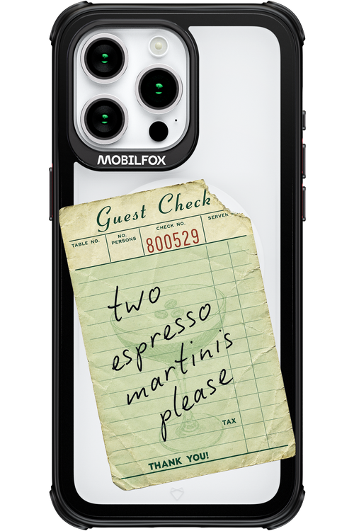 Espresso Martini 2.0 - Apple iPhone 15 Pro Max