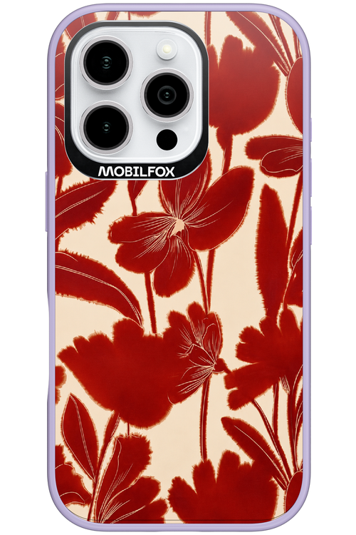 Burgundy Flowers 2.0 - Apple iPhone 16 Pro