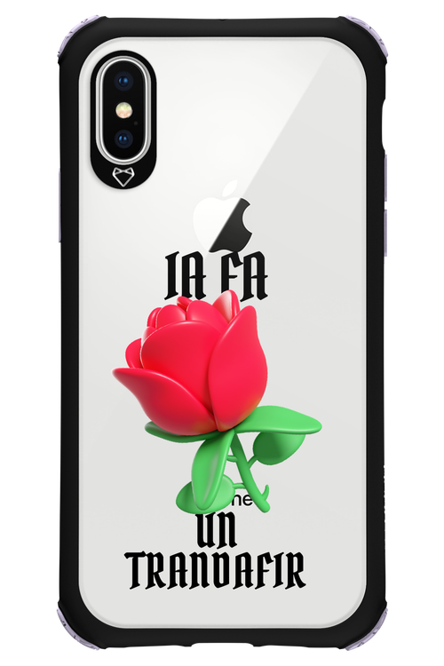 Rose Transparent - Apple iPhone X
