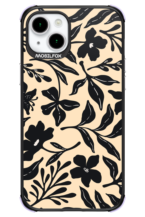 Black Flowers 2.0 - Apple iPhone 15 Plus