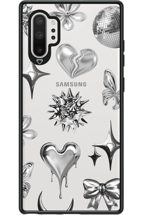 Silver Zone Transparent - Samsung Galaxy Note 10+