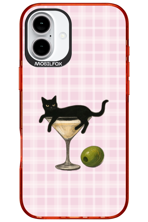 Cocktail Cat 2.0 - Apple iPhone 16 Plus