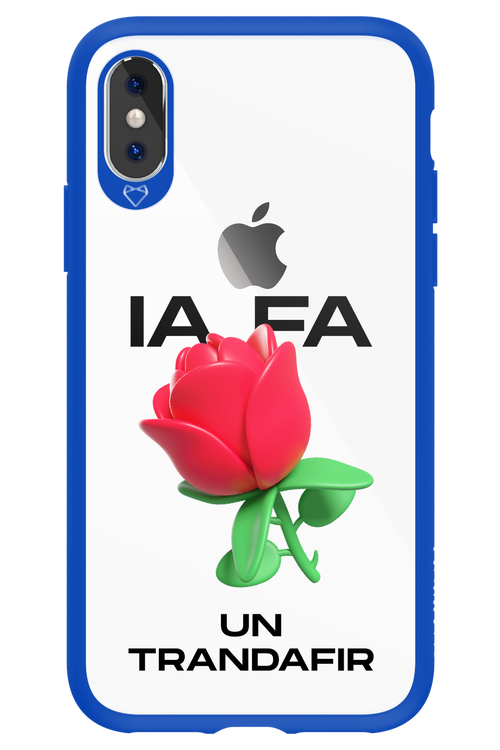 IA Rose Transparent - Apple iPhone X