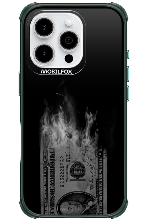 Money Burn B&W 2.0 - Apple iPhone 16 Pro