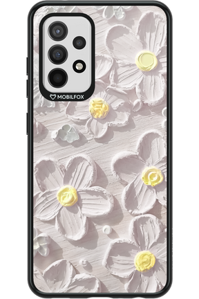 White Flowers - Samsung Galaxy A52 / A52 5G / A52s