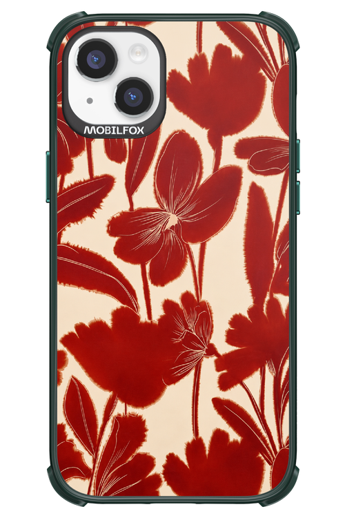 Burgundy Flowers 2.0 - Apple iPhone 14 Plus