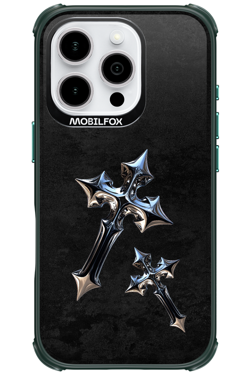 Chrome Crosses 2.0 - Apple iPhone 16 Pro