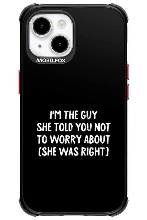 She was right 2.0 - Apple iPhone 15