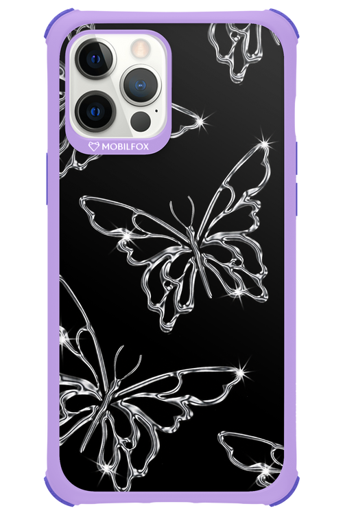 Silver Butterfly 2.0 - Apple iPhone 12 Pro Max