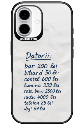 The List 2.0 - Apple iPhone 16