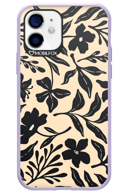 Black Flowers 2.0 - Apple iPhone 12