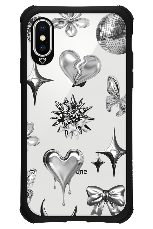 Silver Zone Transparent - Apple iPhone X