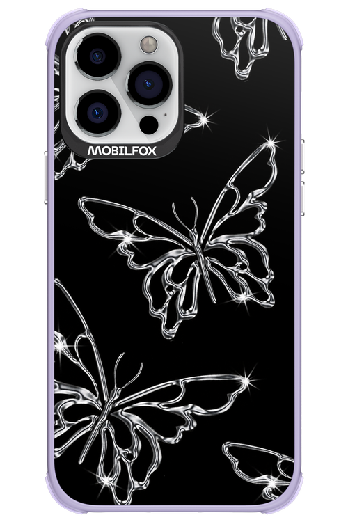 Silver Butterfly 2.0 - Apple iPhone 13 Pro Max