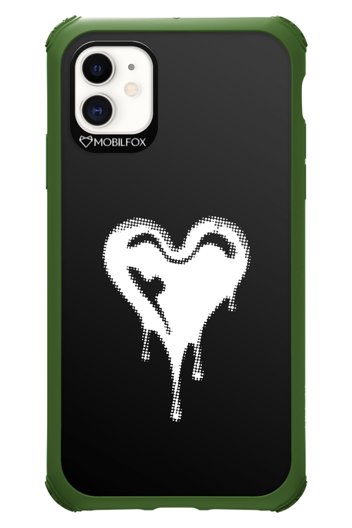 Heart Black - Apple iPhone 11