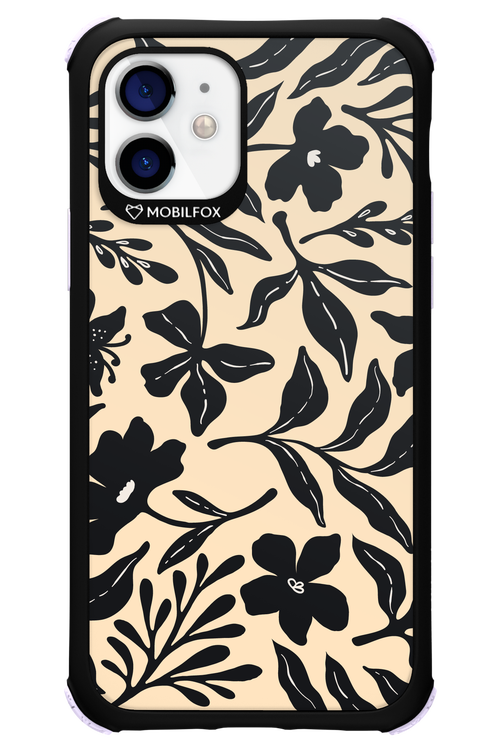 Black Flowers 2.0 - Apple iPhone 12