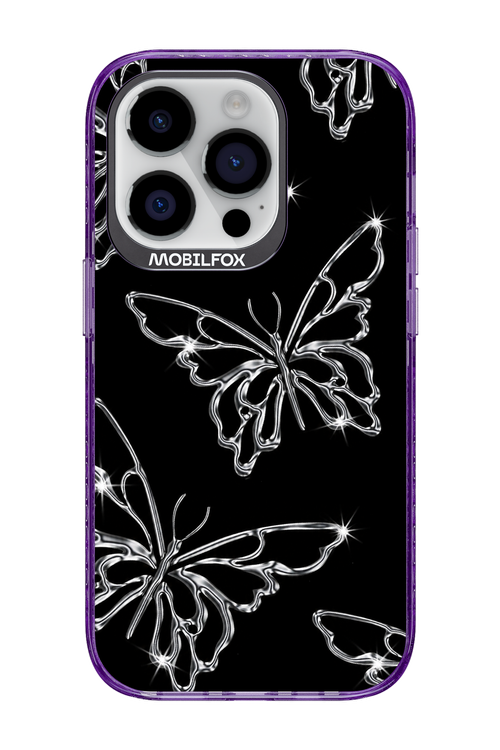 Silver Butterfly 2.0 - Apple iPhone 14 Pro