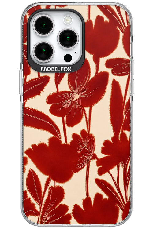 Burgundy Flowers 2.0 - Apple iPhone 15 Pro Max