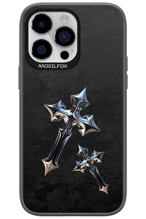Chrome Crosses 2.0 - Apple iPhone 14 Pro Max