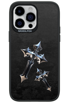 Chrome Crosses 2.0 - Apple iPhone 14 Pro Max