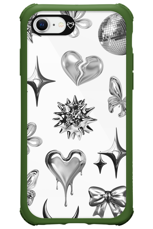 Silver Zone Transparent - Apple iPhone SE 2022