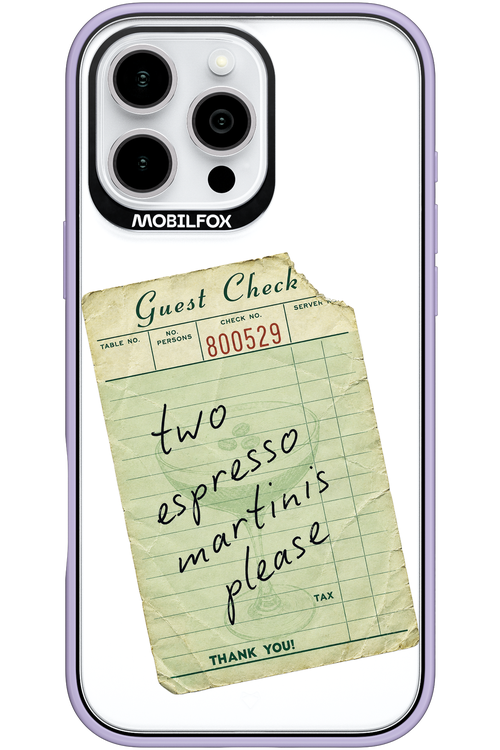 Espresso Martini 2.0 - Apple iPhone 16 Pro Max