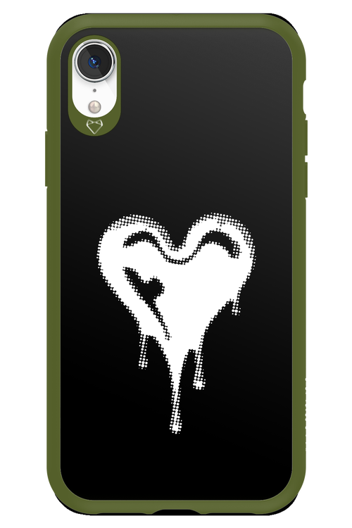 Heart Black - Apple iPhone XR