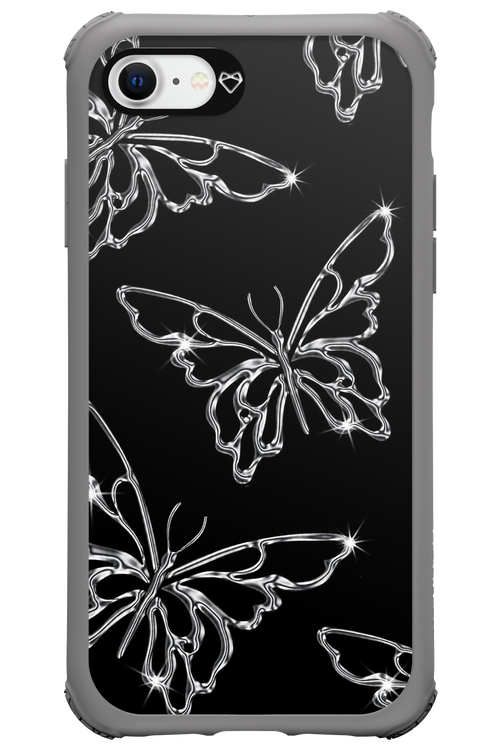 Silver Butterfly 2.0 - Apple iPhone SE 2020