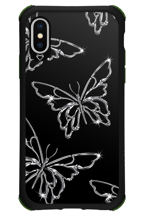 Silver Butterfly 2.0 - Apple iPhone X