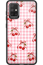 Pink Cherry Checked 2.0 - Samsung Galaxy A71