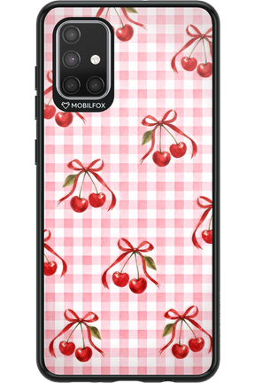 Pink Cherry Checked 2.0 - Samsung Galaxy A71