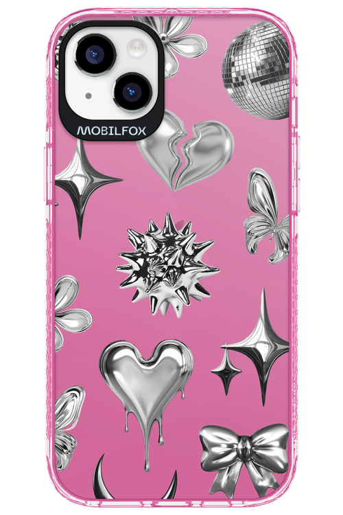 Silver Zone Transparent - Apple iPhone 14 Plus