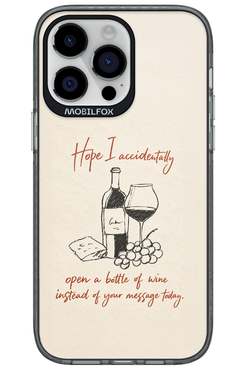 Bottle of wine 2.0 - Apple iPhone 14 Pro Max