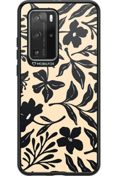 Black Flowers 2.0 - Huawei P40 Pro