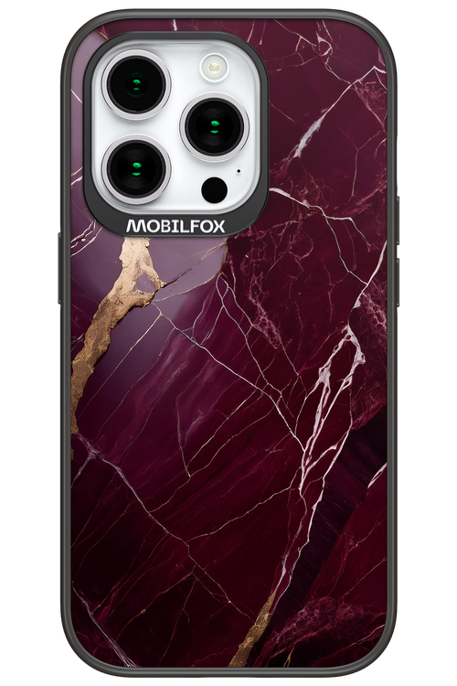 Burgundy Marble - Apple iPhone 15 Pro