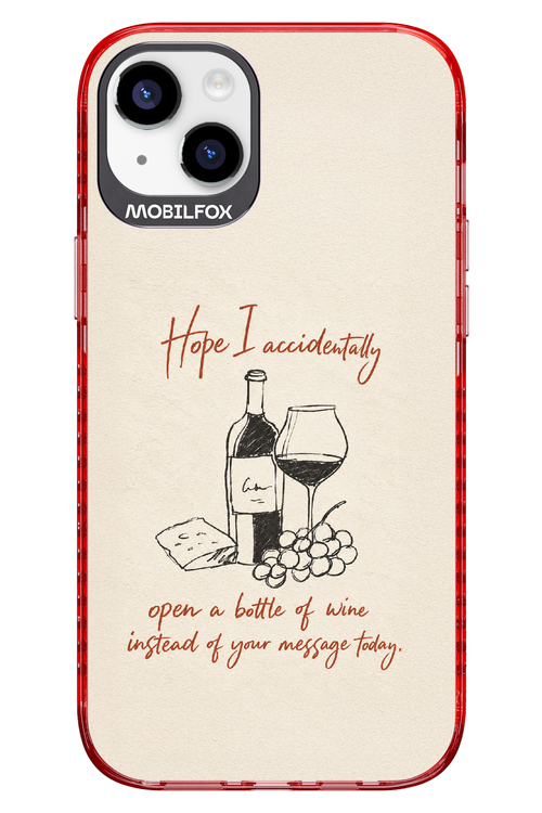 Bottle of wine 2.0 - Apple iPhone 14 Plus