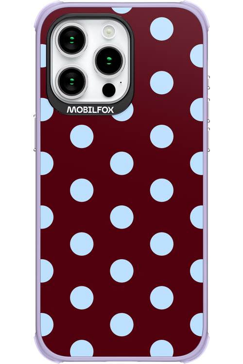 Polka Dots (burgundy) 2.0 - Apple iPhone 15 Pro Max