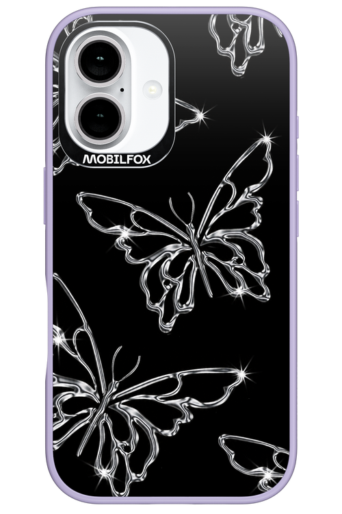 Silver Butterfly 2.0 - Apple iPhone 16